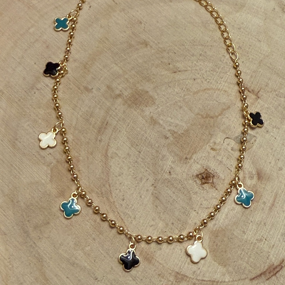 Elegant Gold plated anklet 11”‎